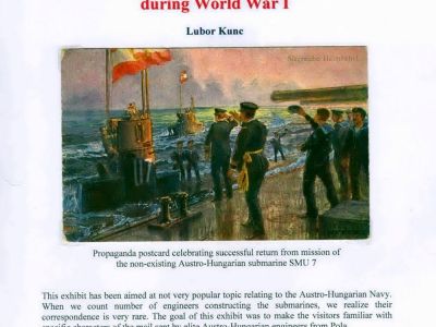 CORRESPONDENCE OF ENGINEERS AND TECHNICIANS CONSTRUCTING AUSTRO-HUNGARIAN SUBMARINES DURING WORLD WAR I