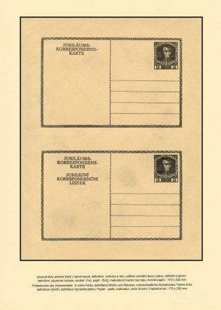 ÖSTERREICHISCHE JUBILÄUMSKORRESPONDENZKARTEN AUSGABE 1908, 1914 – Blatt 12