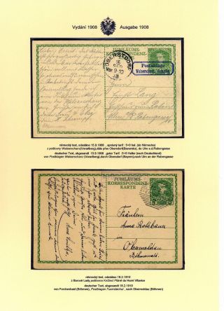 AUSTRIAN JUBILEE STATIONERY CARDS, ISSUE 1908, 1914 – sheet 16
