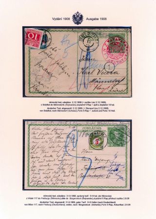 AUSTRIAN JUBILEE STATIONERY CARDS, ISSUE 1908, 1914 – sheet 18