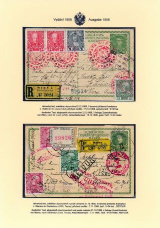 AUSTRIAN JUBILEE STATIONERY CARDS, ISSUE 1908, 1914 – sheet 34