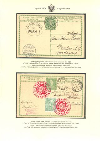 AUSTRIAN JUBILEE STATIONERY CARDS, ISSUE 1908, 1914 – sheet 53