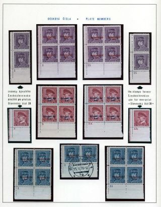 SLOVAKIA 1938-39 – sheet 36