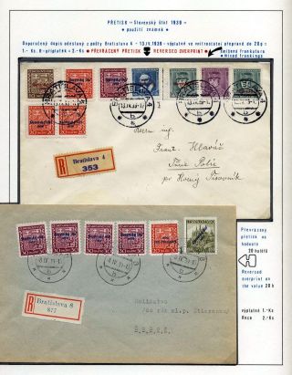 SLOVAKIA 1938-39 – sheet 38