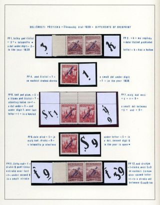 SLOVAKIA 1938-39 – sheet 43