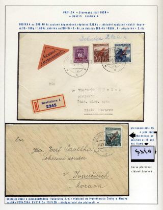 SLOVAKIA 1938-39 – sheet 49