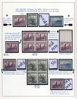 SLOVAKIA 1938-39 – sheet 52