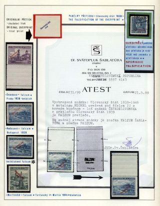 SLOVAKIA 1938-39 – sheet 53