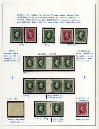 SLOVAKIA 1938-39 – sheet 54