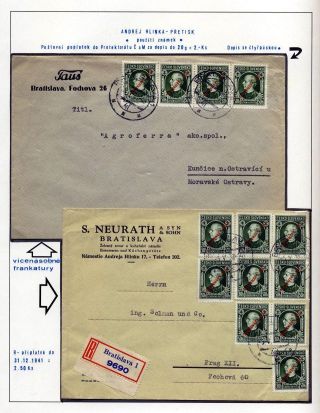 SLOVAKIA 1938-39 – sheet 61