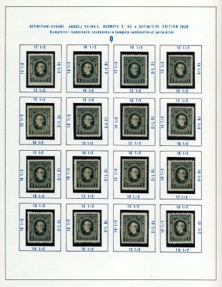 SLOVAKIA 1938-39 – sheet 64