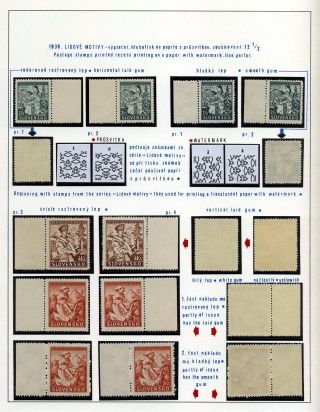 SLOVAKIA 1938-39 – sheet 85