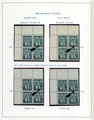 SLOVAKIA 1938-39 – sheet 87