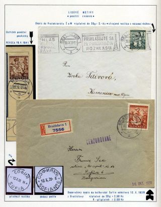 SLOVAKIA 1938-39 – sheet 89