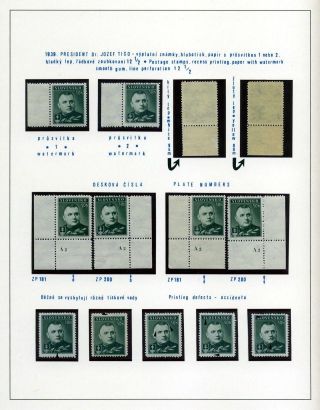 SLOVAKIA 1938-39 – sheet 94