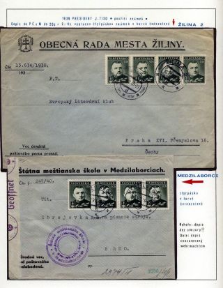 SLOVAKIA 1938-39 – sheet 95