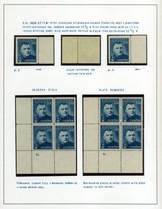 SLOVAKIA 1938-39 – sheet 96