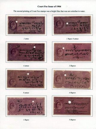 INDISCHEN GERICHTSGEBÜHREN, ASUSGABE 1904 – Blatt 4