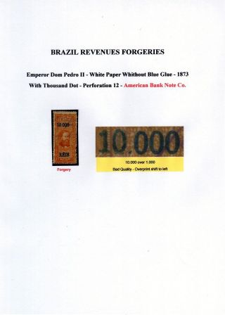 BRAZIL REVENUES FORGERIES – sheet 2
