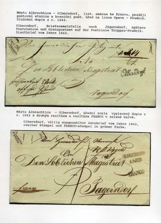 AUSTRIAN SILESIA – POSTAL HISTORY 1785-1900 – sheet 13