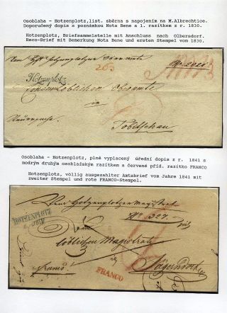 AUSTRIAN SILESIA – POSTAL HISTORY 1785-1900 – sheet 14