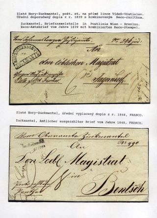 ÖSTERREICHISCHES SCHLESIEN - POSTGESCHICHTE 1785-1900 – Blatt 19