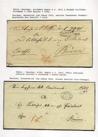 ÖSTERREICHISCHES SCHLESIEN - POSTGESCHICHTE 1785-1900 – Blatt 26