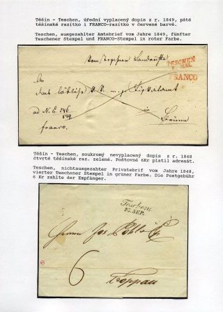 ÖSTERREICHISCHES SCHLESIEN - POSTGESCHICHTE 1785-1900 – Blatt 27