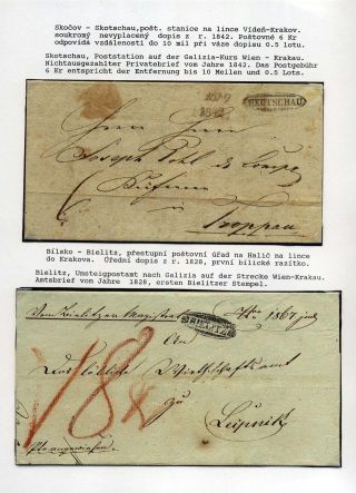 ÖSTERREICHISCHES SCHLESIEN - POSTGESCHICHTE 1785-1900 – Blatt 28