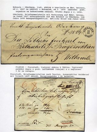 ÖSTERREICHISCHES SCHLESIEN - POSTGESCHICHTE 1785-1900 – Blatt 30