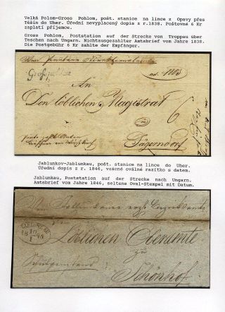 ÖSTERREICHISCHES SCHLESIEN - POSTGESCHICHTE 1785-1900 – Blatt 31