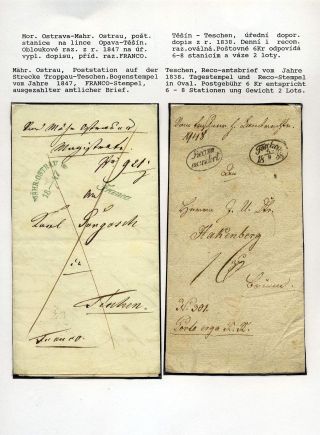 ÖSTERREICHISCHES SCHLESIEN - POSTGESCHICHTE 1785-1900 – Blatt 32