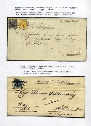 ÖSTERREICHISCHES SCHLESIEN - POSTGESCHICHTE 1785-1900 – Blatt 33