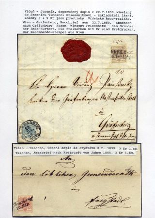 ÖSTERREICHISCHES SCHLESIEN - POSTGESCHICHTE 1785-1900 – Blatt 37