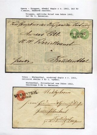 ÖSTERREICHISCHES SCHLESIEN - POSTGESCHICHTE 1785-1900 – Blatt 39