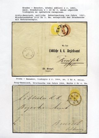 ÖSTERREICHISCHES SCHLESIEN - POSTGESCHICHTE 1785-1900 – Blatt 41