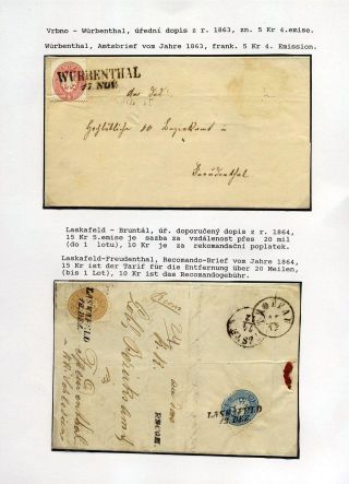 ÖSTERREICHISCHES SCHLESIEN - POSTGESCHICHTE 1785-1900 – Blatt 42