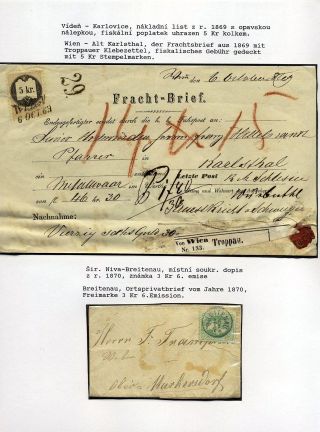 ÖSTERREICHISCHES SCHLESIEN - POSTGESCHICHTE 1785-1900 – Blatt 47