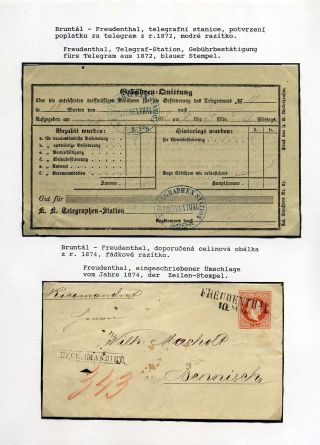 ÖSTERREICHISCHES SCHLESIEN - POSTGESCHICHTE 1785-1900 – Blatt 51