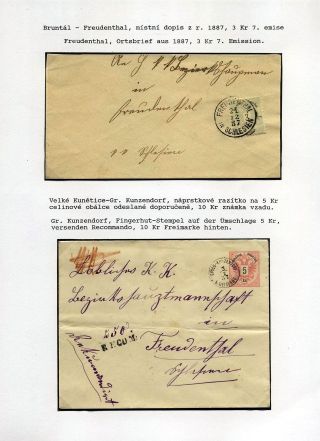 ÖSTERREICHISCHES SCHLESIEN - POSTGESCHICHTE 1785-1900 – Blatt 60