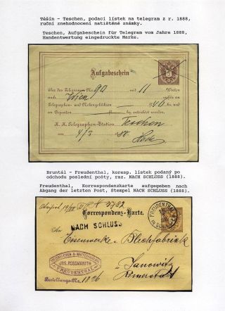 ÖSTERREICHISCHES SCHLESIEN - POSTGESCHICHTE 1785-1900 – Blatt 63
