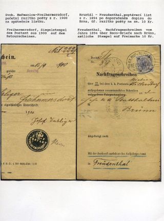 AUSTRIAN SILESIA – POSTAL HISTORY 1785-1900 – sheet 69