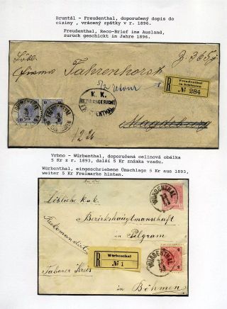 AUSTRIAN SILESIA – POSTAL HISTORY 1785-1900 – sheet 71