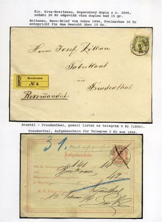 AUSTRIAN SILESIA – POSTAL HISTORY 1785-1900 – sheet 75