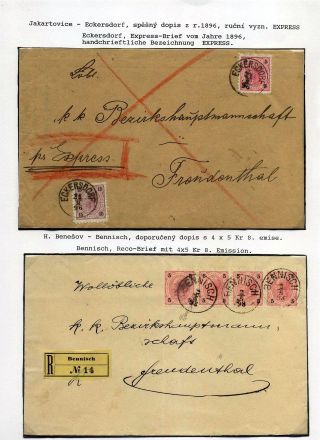 AUSTRIAN SILESIA – POSTAL HISTORY 1785-1900 – sheet 76