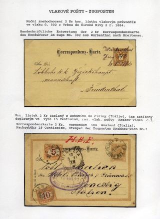 AUSTRIAN SILESIA – POSTAL HISTORY 1785-1900 – sheet 77