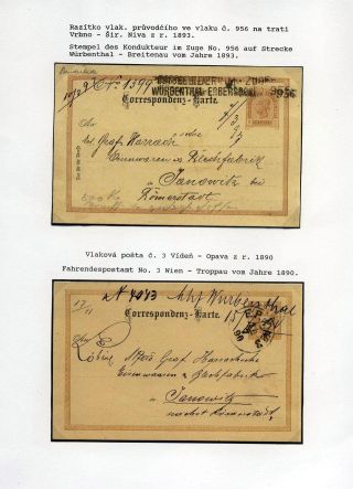 AUSTRIAN SILESIA – POSTAL HISTORY 1785-1900 – sheet 78