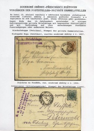 AUSTRIAN SILESIA – POSTAL HISTORY 1785-1900 – sheet 80