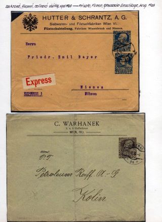 ÖSTERREICH: GANZSACHEN 1867-1918 – Blatt 23