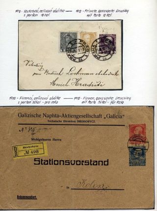 ÖSTERREICH: GANZSACHEN 1867-1918 – Blatt 24